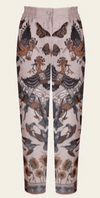 Sabina Savage The sun divination Celebration silk lounge trousers linen/bone found at Patricia in southern pines nc