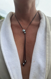 Jhaña Pearl Bindi Necklace