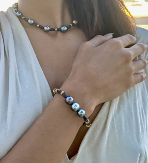 Jhaña Pearl Luna Bracelet