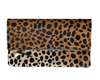 Clare V Foldover Clutch Leopard Hair On