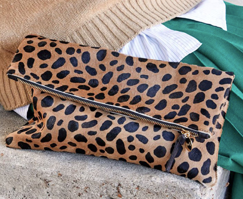 Clutch leopard sale