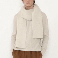  7115 by Szeki MERINO LONG SCARF in Bone