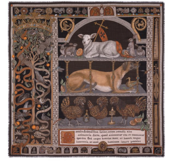 Sabina Savage THE FAITHFUL LAMB in Slate/Fog