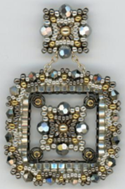 Miguel Ases Earrings with Pyrite and Miyuki beads