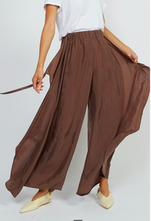  Shosh Cupro Wrap Pants Cafe au Lait