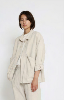  7115 by Szeki Panel Pocket Shirt Jacket