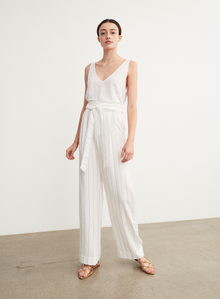  Vince Soft Stripe Belted Pull On