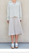 Brazeau Tricot Sterling Cashmere Zuma Polo Sweater
