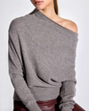 Brochu Walker Lori Off Shoulder Sweater Otter Melange