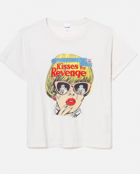 RE/DONE  Kisses for Revenge Graphic Tee