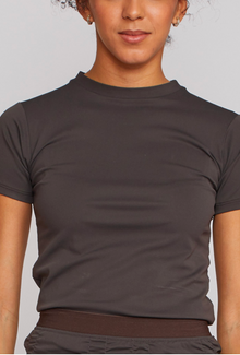  Shosh Anthracite Fitted Tee