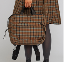  Shosh Brown Plaid Backpack