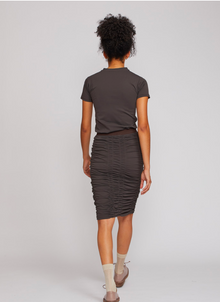  Shosh Anthracite Ruched Skirt