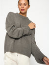 Brochu Walker Elira Crewneck Sweater Stoney Melange
