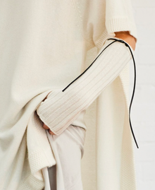  Two-tone Ribbed Cashmere Mittens