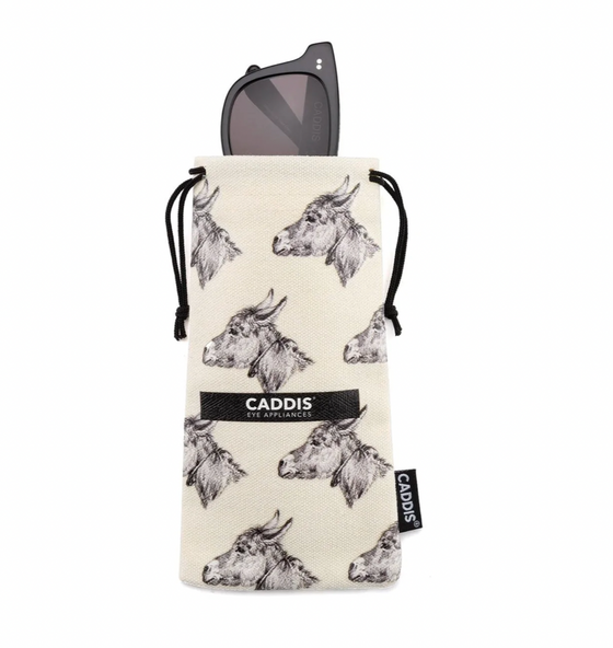 Caddis Organic Linen Eyewear Pouch Glasses Case
