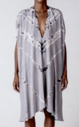 Laura Siegel Chevron Resist Oversized Dress