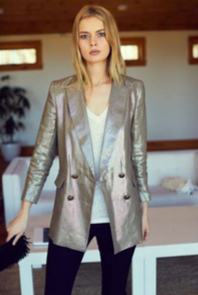  Emerson Fry Metallic Linen jacket. Found at PATRICIA in Southern Pines, NC