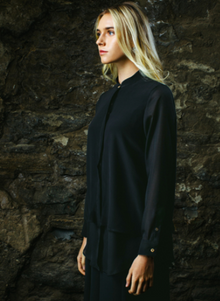 Jeanette Limas Double Layered Silk Chiffon Shirt