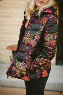  Seventy Floral Puffer Jacket