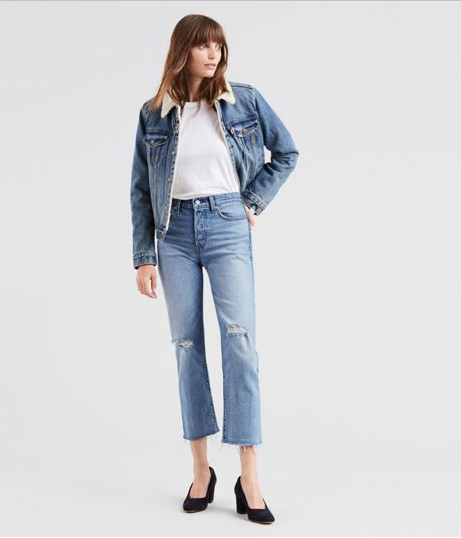 Levis in two minds wedgie straight jeans outlet