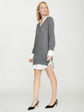 Brochu Walker Cashmere/Wool V Looker Dress