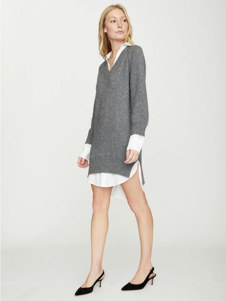 Brochu Walker Cashmere/Wool V Looker Dress