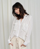 Natalie Busby Soft Button-Up Shirt