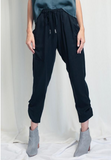 Natalie Busby Black Slim Slouch Pant