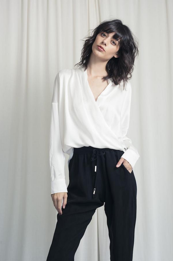 Classic Twist Blouse by Natalie Busby