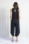 Natalie Busby Black Tencel Jumpsuit