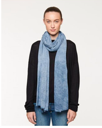LINE Calista knit scarf in deep sea found at PATRICIA in Southern Pines, NC