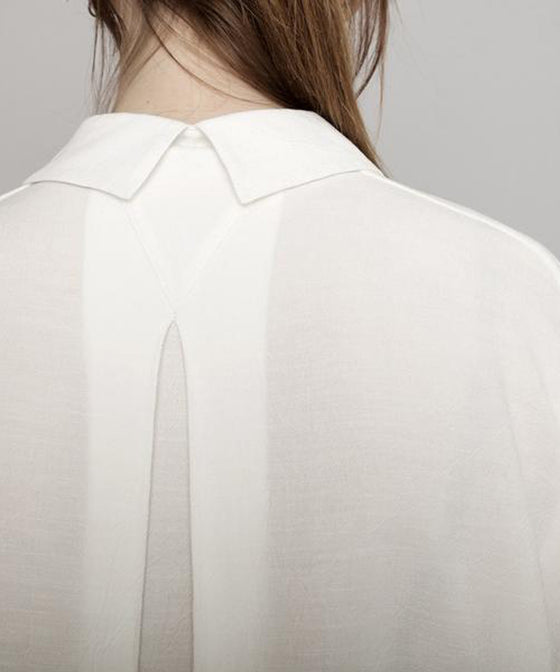 Signature Dolman Shirt in White