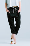 Natalie Busby Slouch Pant in Army Green