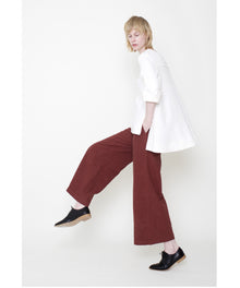  Square Hem Top Off-White