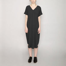  Reversible t-shirt dress by Szeki shown in black