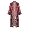 Sabina Savage "The Fool"  Divination Celebration Silk Kimono Raspberry/Shell