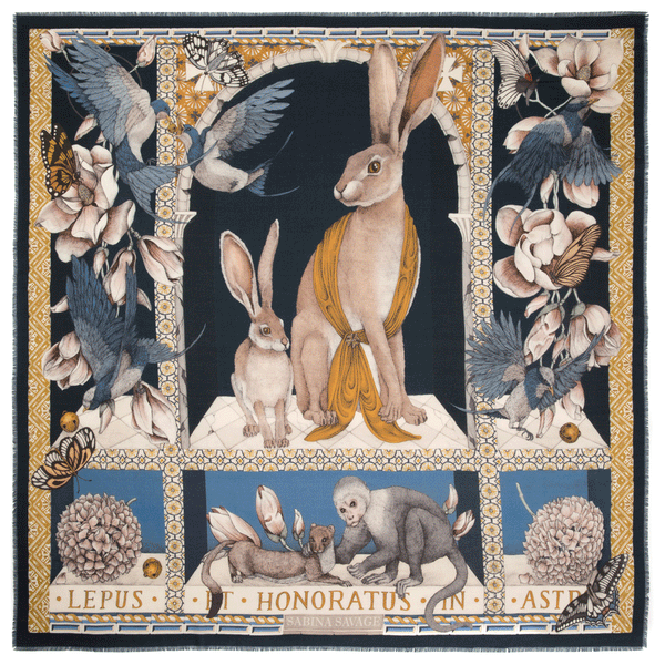 Sabina Savage "The Hare's Gift" Scarf found at PATRICIA in Southern Pines, NC
