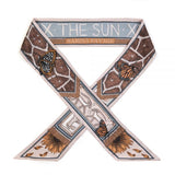 Sabina Savage  "The Sun" - Divination Celebration Linen/Bone Silk Ribbon Scarf 10cm X170cm