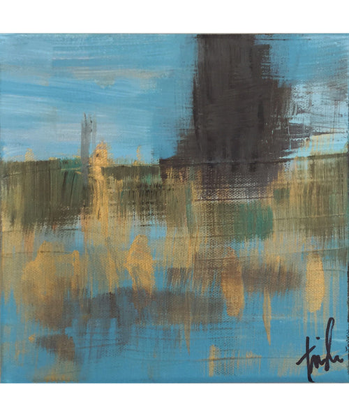 Art. Trish Deerwester. Toe River Reflection.