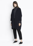 Vince Black Cardigan Coat