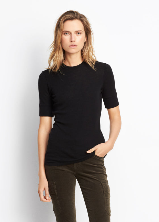 Vince Short Sleeve Wool Crewneck Sweater found at Patricia in Southern Pines, NC