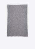 Women's cashmere scarf in gray
