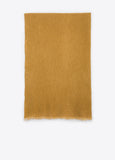 Women's scarf in butterscotch cashmere