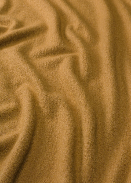 Butterscotch cashmere scarf for women