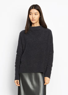  Vince Funnel Neck Cashmere Pullover
