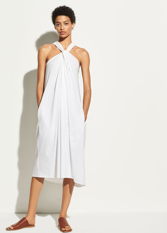 Women's Twist Front Halter Dress by Vince | Patricia PATRICIA Women's Twist Front Halter Dress by Vince | Patricia PATRICIA