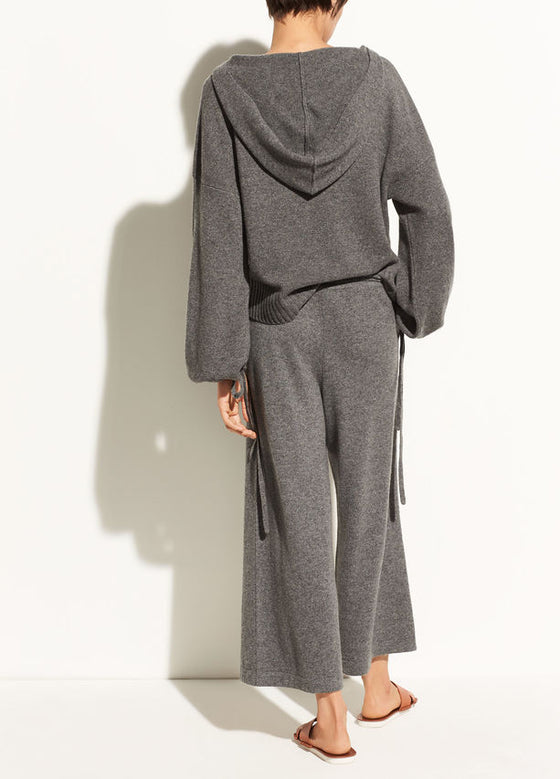 Women's gray slouch hoodie and pants