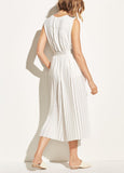 Vince Pleated Culotte in Paprika