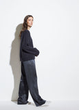 Vince Boxy Boiled Cashmere Crewneck Sweater